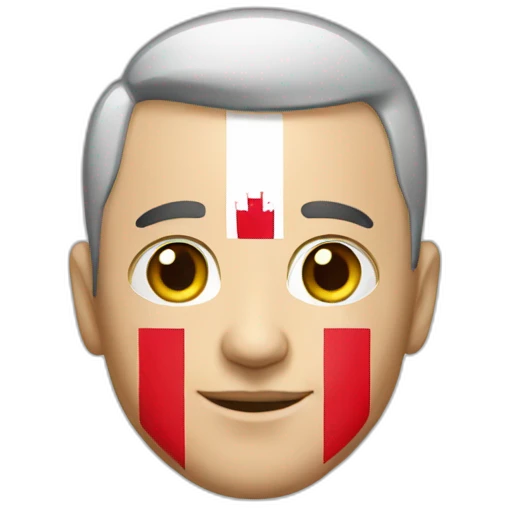 man with polish flag emoji