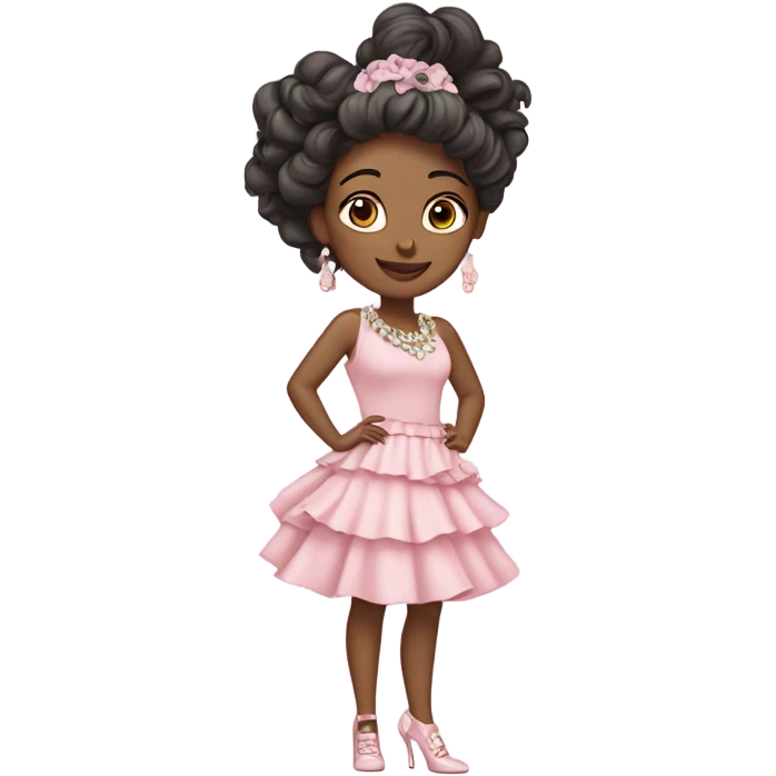 Pink coquette emoji
