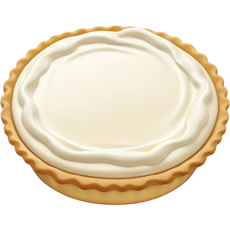 Cream pie emoji