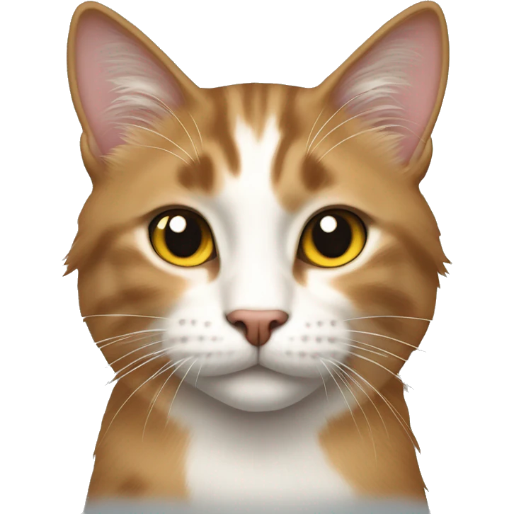 Carmel cat Norwegian Forest breed emoji