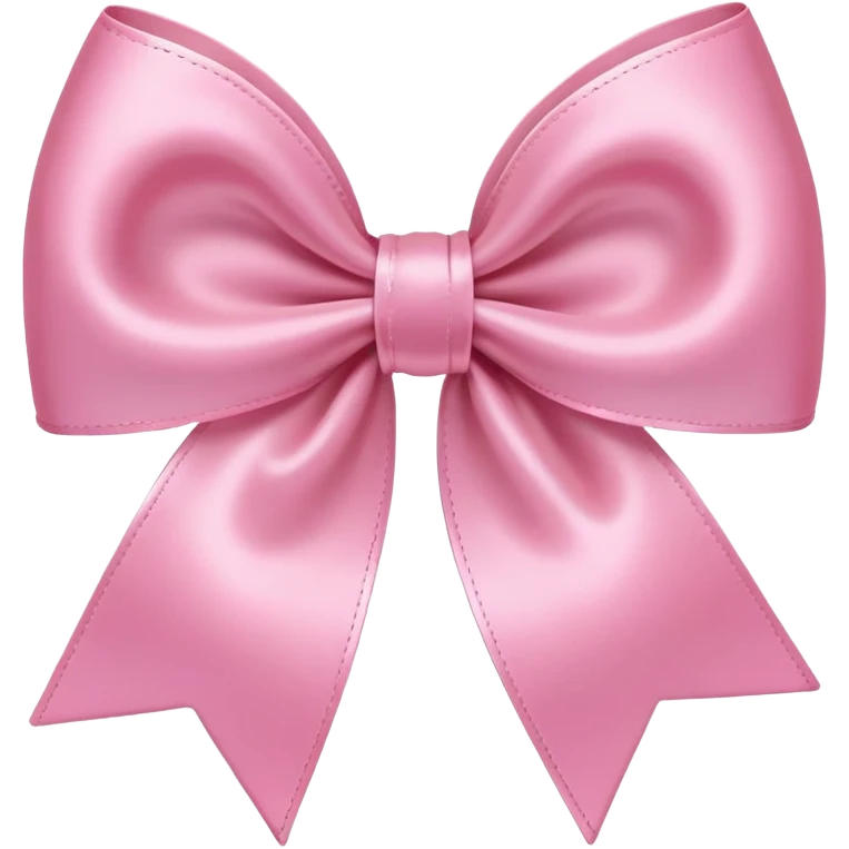 Pink aesthetic bow ￼ emoji