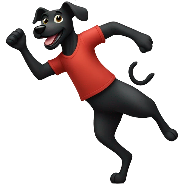 dancing blackdog emoji