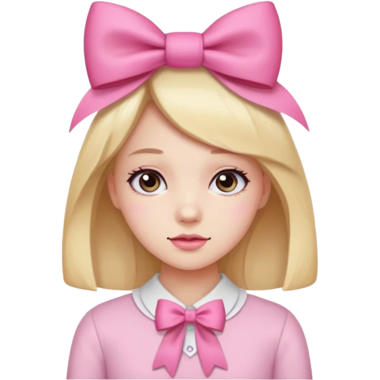 👧🎀 emoji