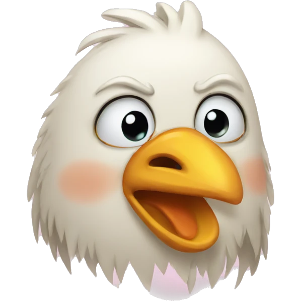 crying chicken emoji
