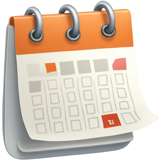 scheduler icon emoji