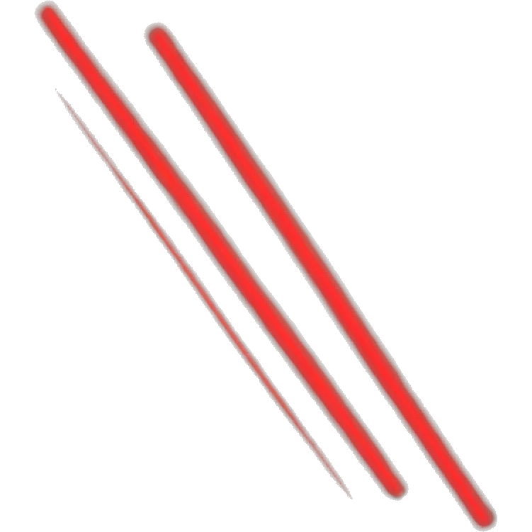 red laser line emoji