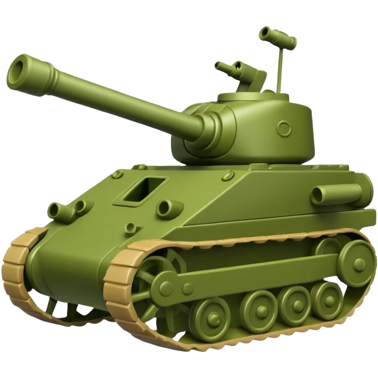 green toy tank emoji