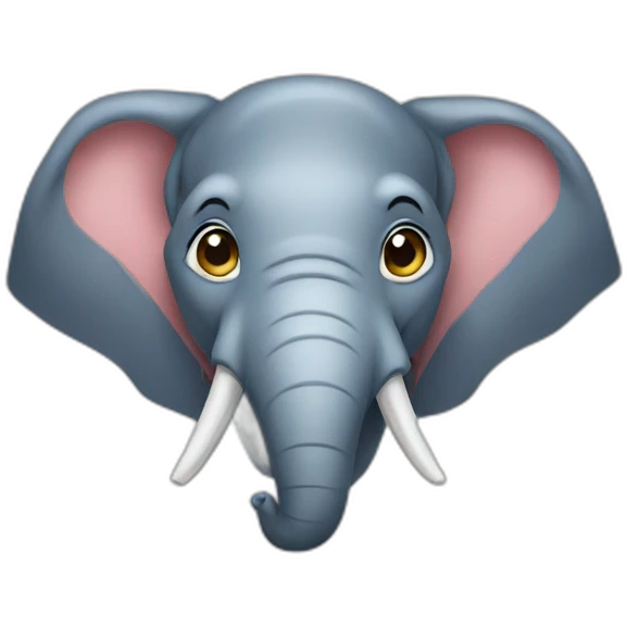 elephant face emoji