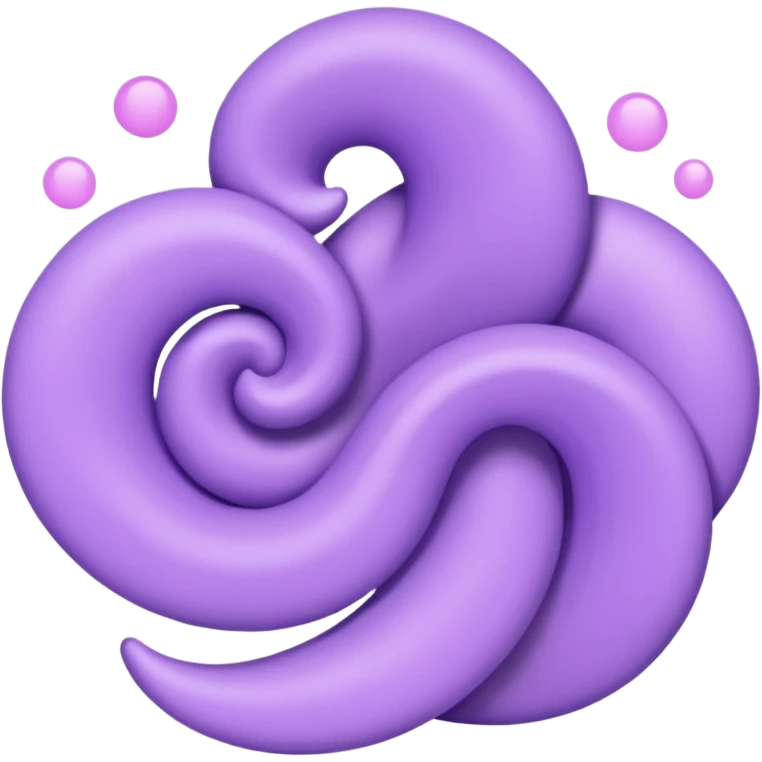 Cute purple desighn emoji