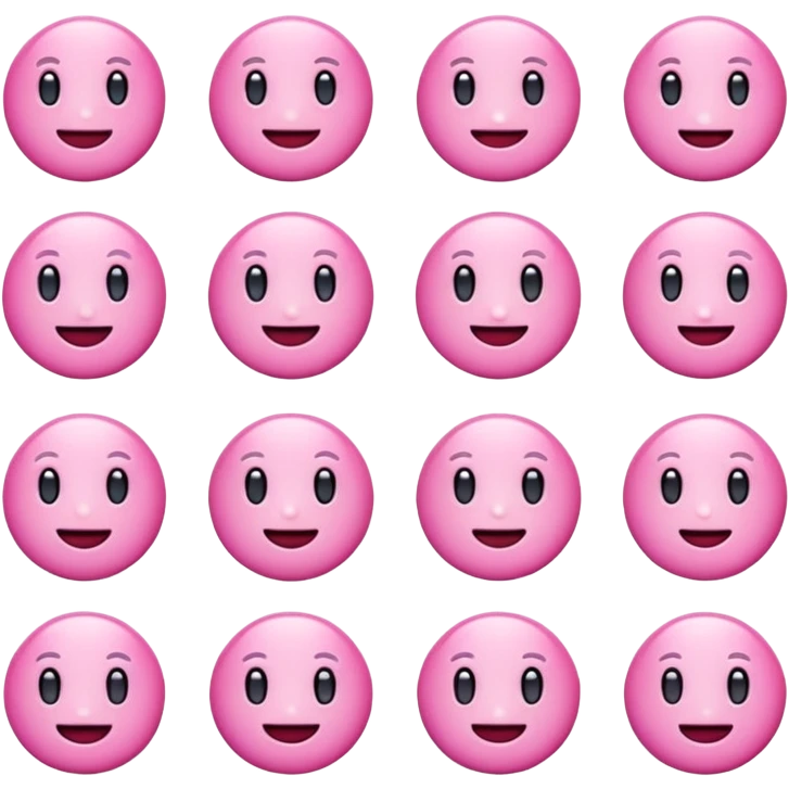Pink emojis emoji
