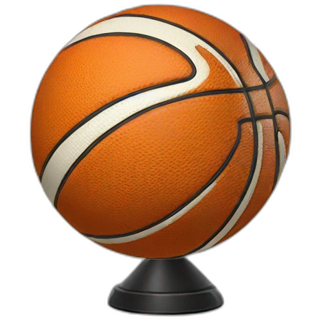 Earth Basketball Spinning emoji