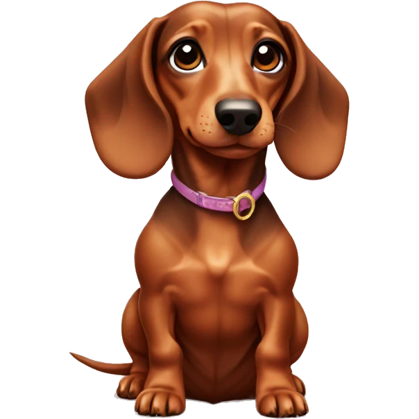 dachshund coquette emoji