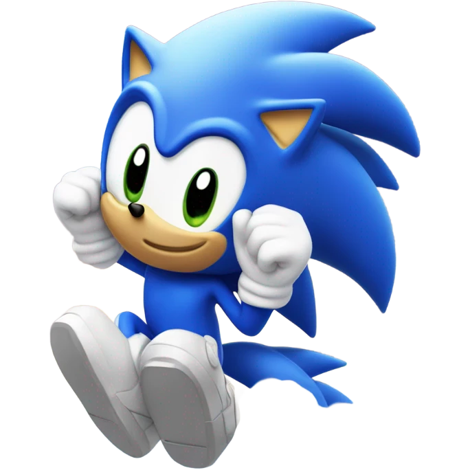Sonic in heaven emoji