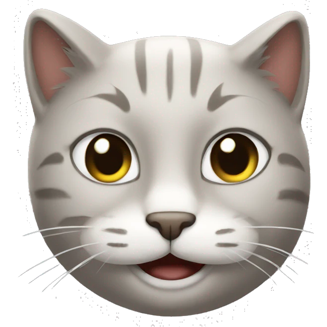 Gato sonriendo Negro emoji