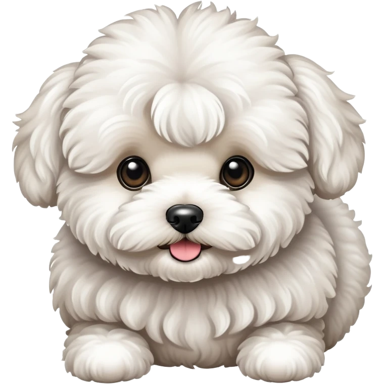 white maltipoo emoji