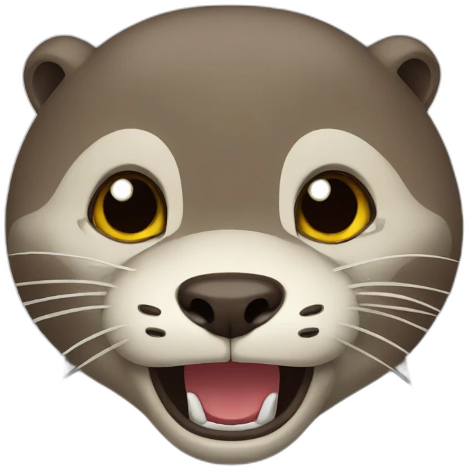 Angry otter emoji
