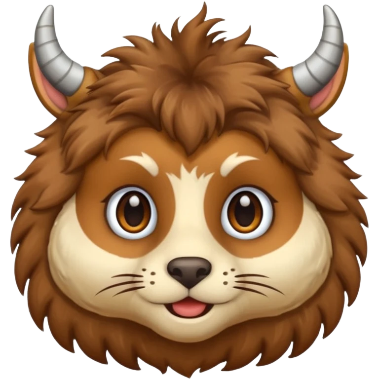 Doe face with little horn emoji