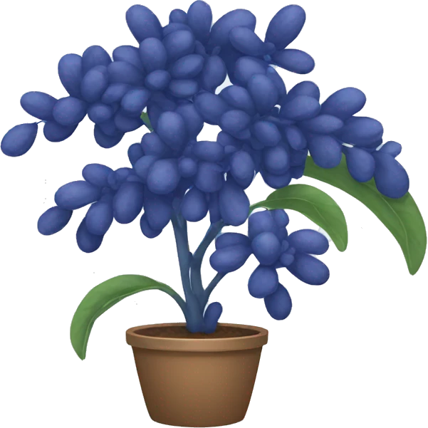 indigo plant emoji