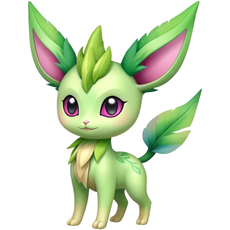 Shiny Exotic Sprigatito-Celebi-Leafeon-Hybrid-Creature emoji
