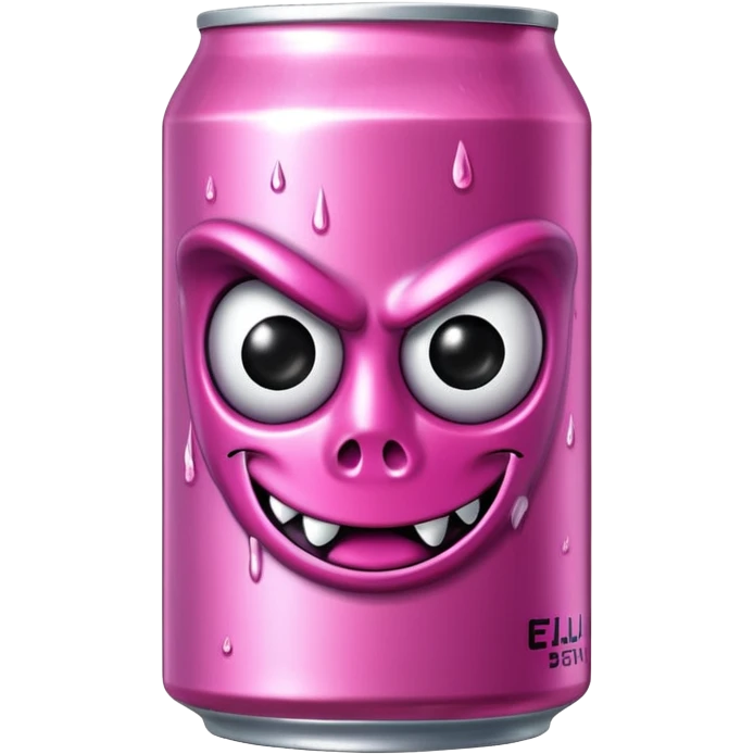 Pink monster energy drink emoji