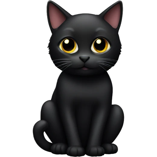black cat emoji