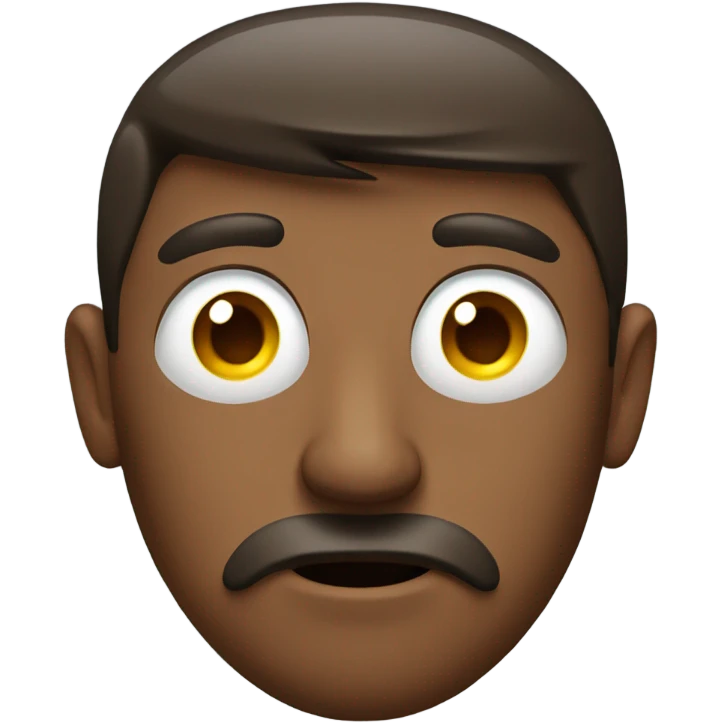 man with twitching eye emoji