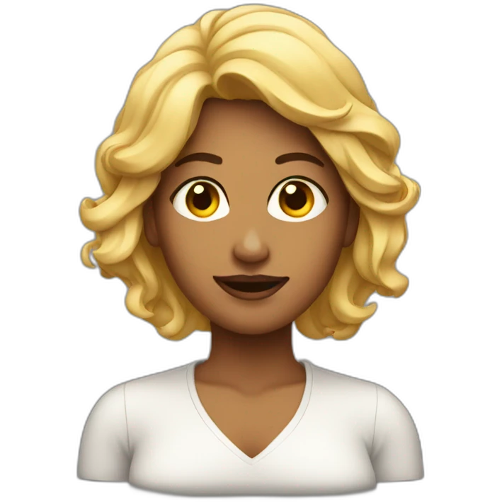 large chested woman emoji
