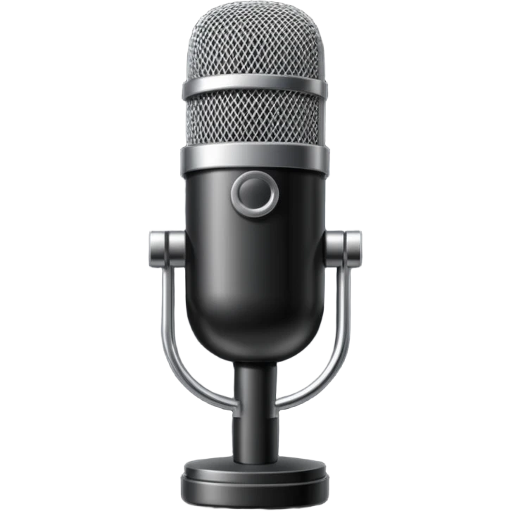 MICROPHONE emoji