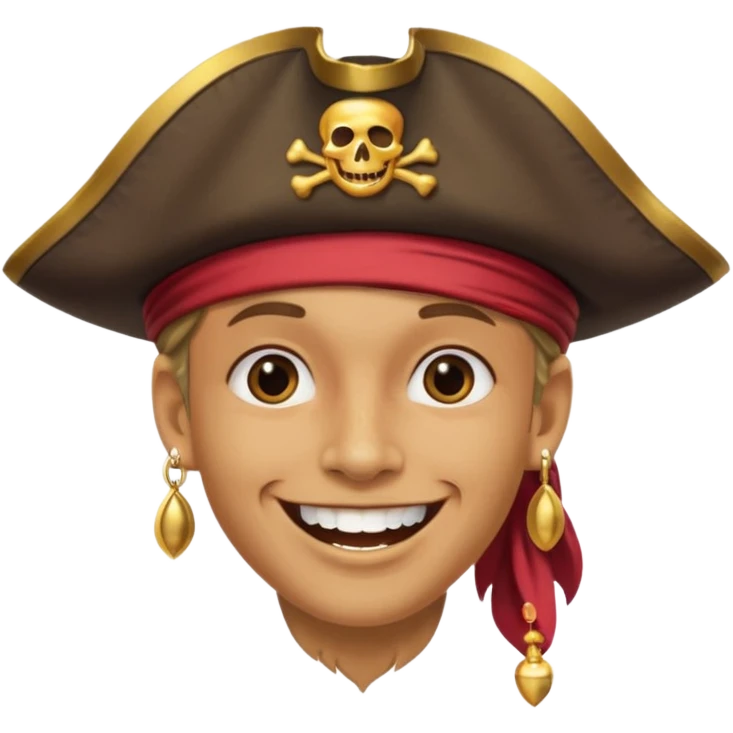 Face with a pirate hat emoji