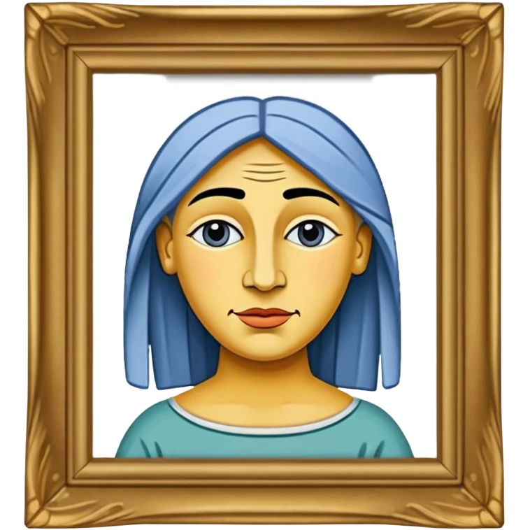  picasso painting frame emoji