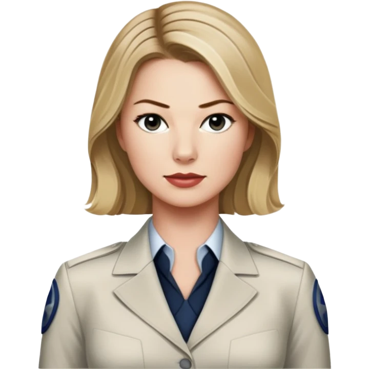 Emily VanCamp is sharon carter in captain america civil war, wear office dress emoji