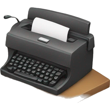 Typing emoji