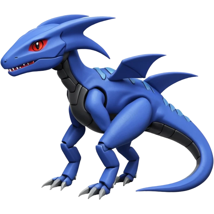 Heliolisk-Salandit-Cyclizar-Genesect-Pokémon, full body emoji