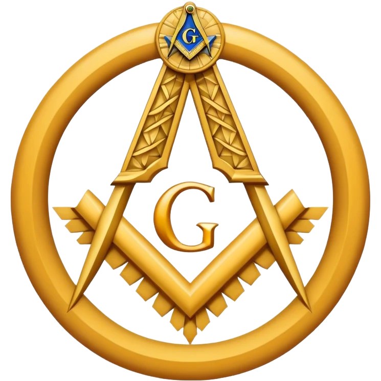 Freemason logo with letter g emoji