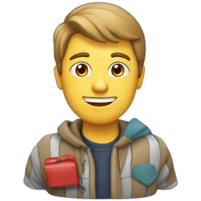 Neighbours with letters emoji