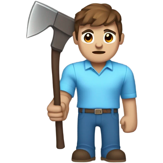 Minecraft Steve emoji