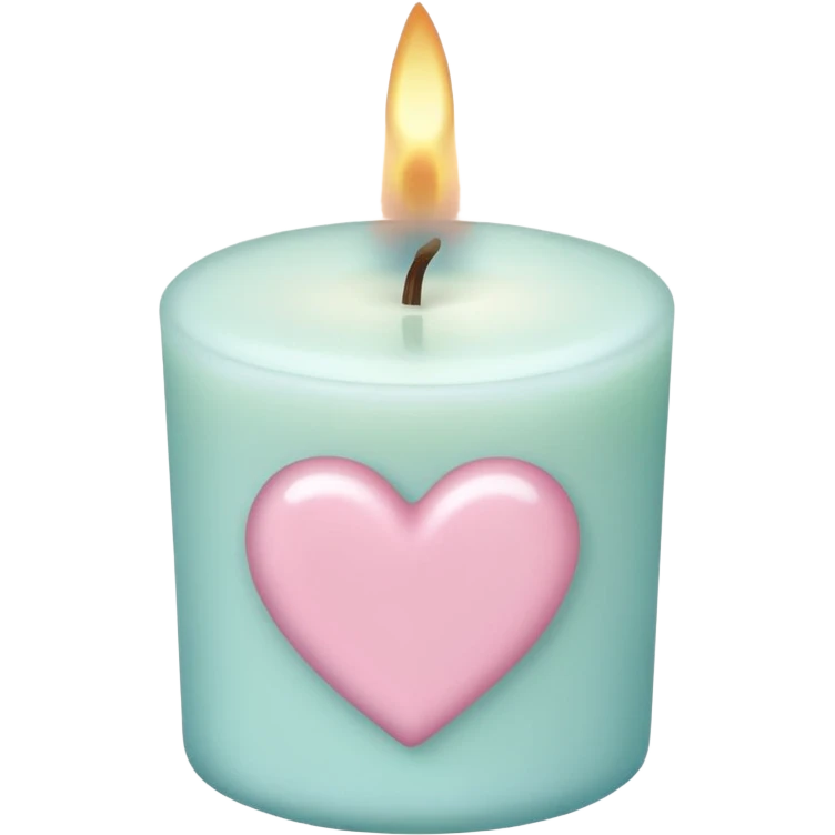 Cute romantic sweet gorgeous pretty pastel beautiful detailed high quality trending aesthetic decoration candle emoji