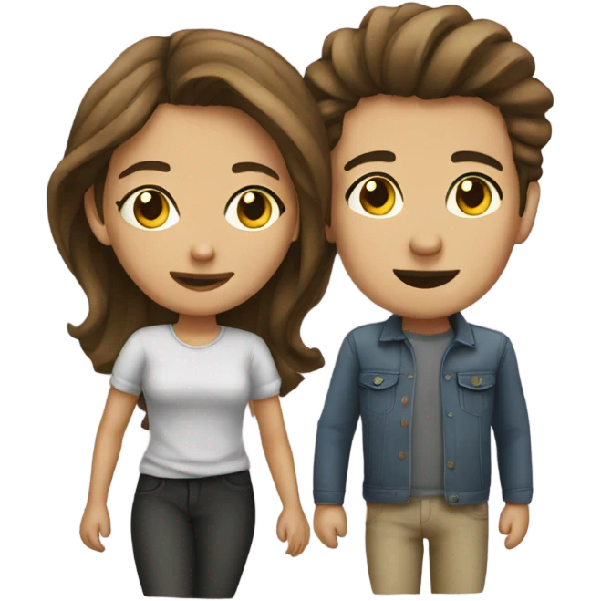 Young couple emoji