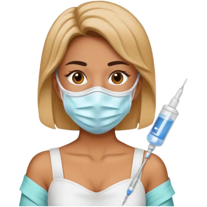 woman vaccine emoji
