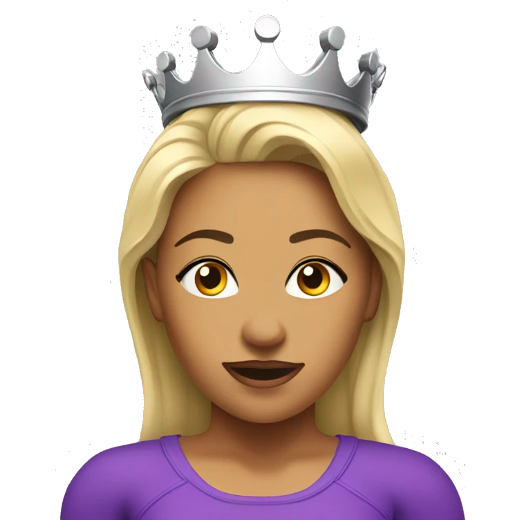 a Queen practicing Crossfit emoji