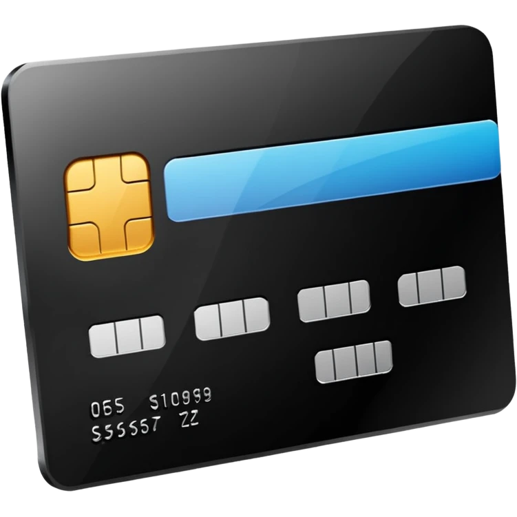 black credit card, no text emoji