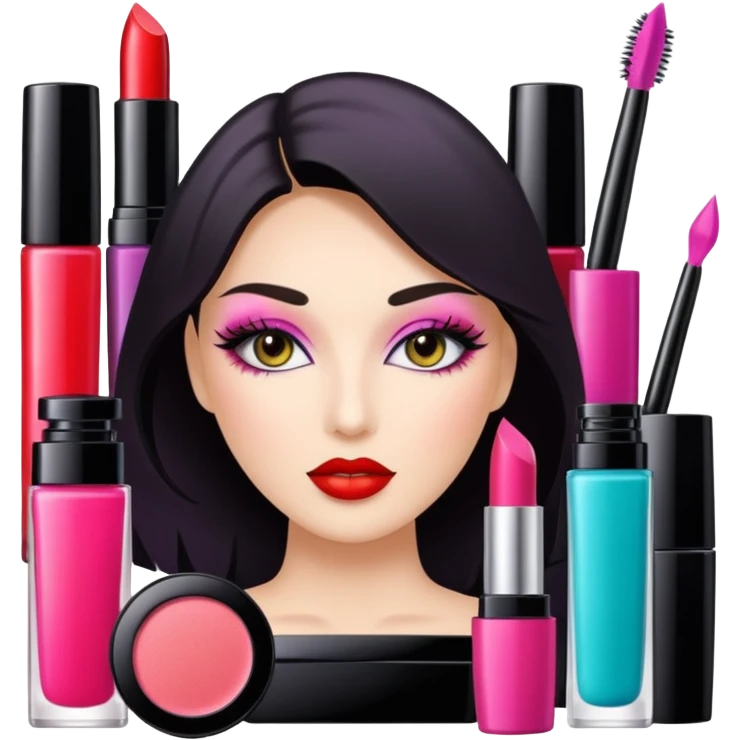 create an exclusive cosmetology advertising card template emoji