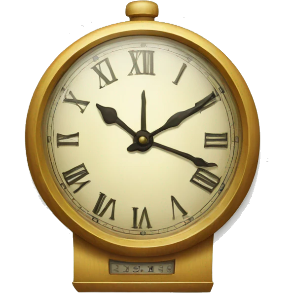 clock card emoji