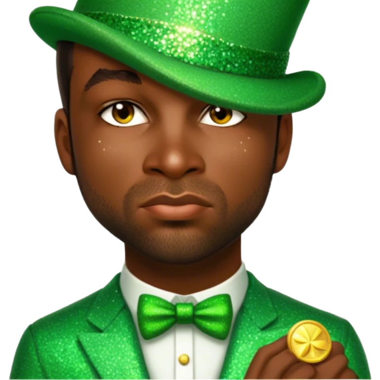 Sparkling Leprechaun emoji