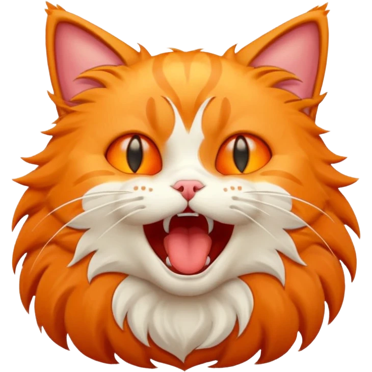 Nah çeken kedi emoji