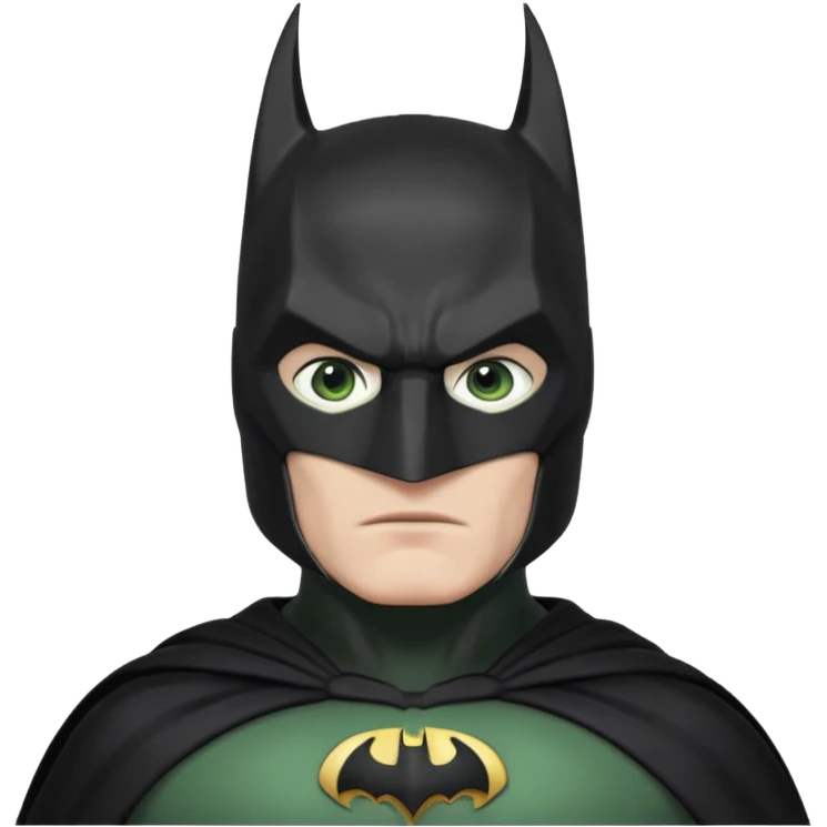 Batman 1992 (white skin, pale green eyes) emoji