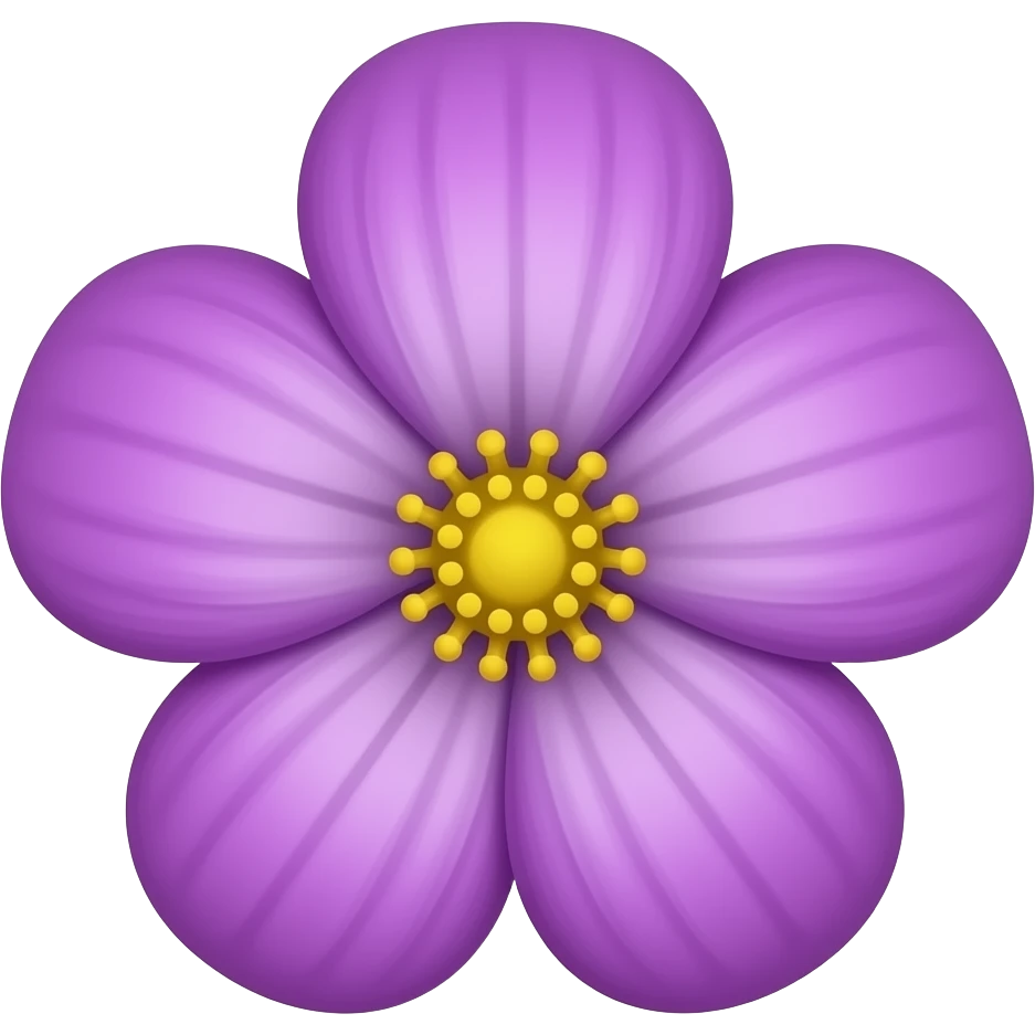 purple flower emojis emoji