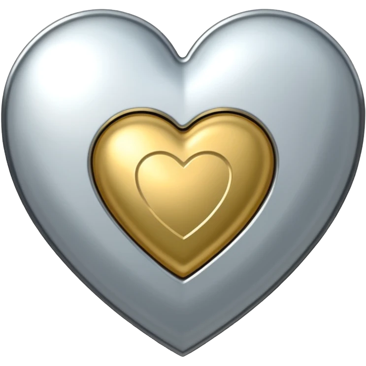 white heart with a dollars border emoji