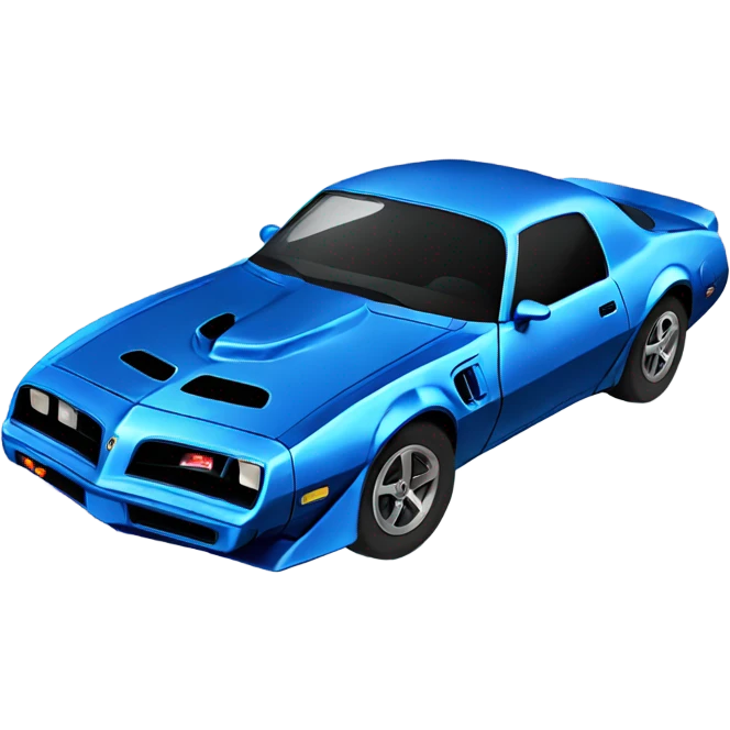 Blue trans am emoji