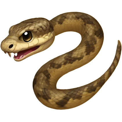 Human rattle snake emoji